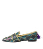 Mocassins Dolce &amp; Gabbana à ornements en jacquard multicolore
