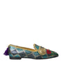Mocassins Dolce &amp; Gabbana à ornements en jacquard multicolore
