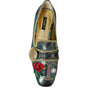 Mocassins Dolce &amp; Gabbana à ornements en jacquard multicolore