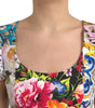 Dolce & Gabbana Multicolor Patchwork Cotton Aline Mini Dress
