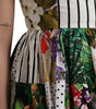 Dolce & Gabbana Multicolor Patchwork Cotton Aline Mini Dress