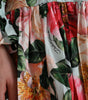 Dolce & Gabbana Multicolor Floral CottonAline Pleated Dress