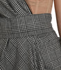 Dolce & Gabbana Gray Beige Layered One Shoulder Maxi Dress