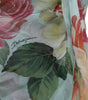 Dolce & Gabbana Blue Floral Print Tiered Long Maxi Dress