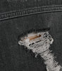 Dolce & Gabbana Dark Gray Cotton Stretch Cropped Denim Jacket