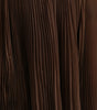 Dolce & Gabbana Brown Polyester Pleated High Waist Midi Skirt