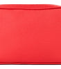 Burberry Small Red Pebbled Leather Elongated Camera Crossbody Bag Purse
