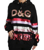 Dolce & Gabbana DG Sequined Hooded Pullover Sweater
