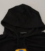 Dolce &amp; Gabbana Black Cotton Logo Hooded Sweatshirt Sweater