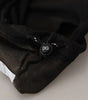 Dolce &amp; Gabbana Black Cotton Logo Hooded Sweatshirt Sweater