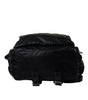 Dolce & Gabbana Black Patent Leather Logo Plaque Backpack Bag