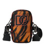 Dolce & Gabbana Multicolor Tiger Print Nylon Logo Cross Body Bag