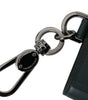 Dolce & Gabbana Green Leather DG Logo Keyring Coin Purse Keyring Wallet