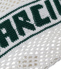 Sac cabas Dolce &amp; Gabbana en coton tricoté blanc et vert avec logo