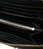 Dolce & Gabbana Black Blue Leather #DGFAMILY Zipper Continental Men Wallet