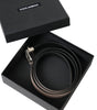 Dolce & Gabbana Beige Suede Leather Silver Buckle Belt Men