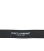 Dolce & Gabbana Red Leather Silver Metal Buckle Belt Men