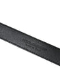 Dolce & Gabbana Black Jacquard Stripes Silver Metal Buckle Belt