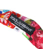 Dolce & Gabbana Multicolor Carretto Print Waist Belt