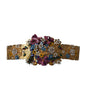Dolce & Gabbana Multicolor Embellished Floral Crystal Wide Waist Belt