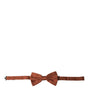 Dolce &amp; Gabbana Brown Silk Adjustable Neck Men Bow Tie