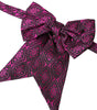 Dolce & Gabbana Purple Ribbon Silk Adjustable Neck Men Bow Tie