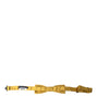 Dolce &amp; Gabbana Yellow Silk Adjustable Neck Men Bow Tie