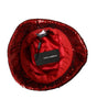 Bob en nylon à paillettes rouges Dolce &amp; Gabbana pour homme