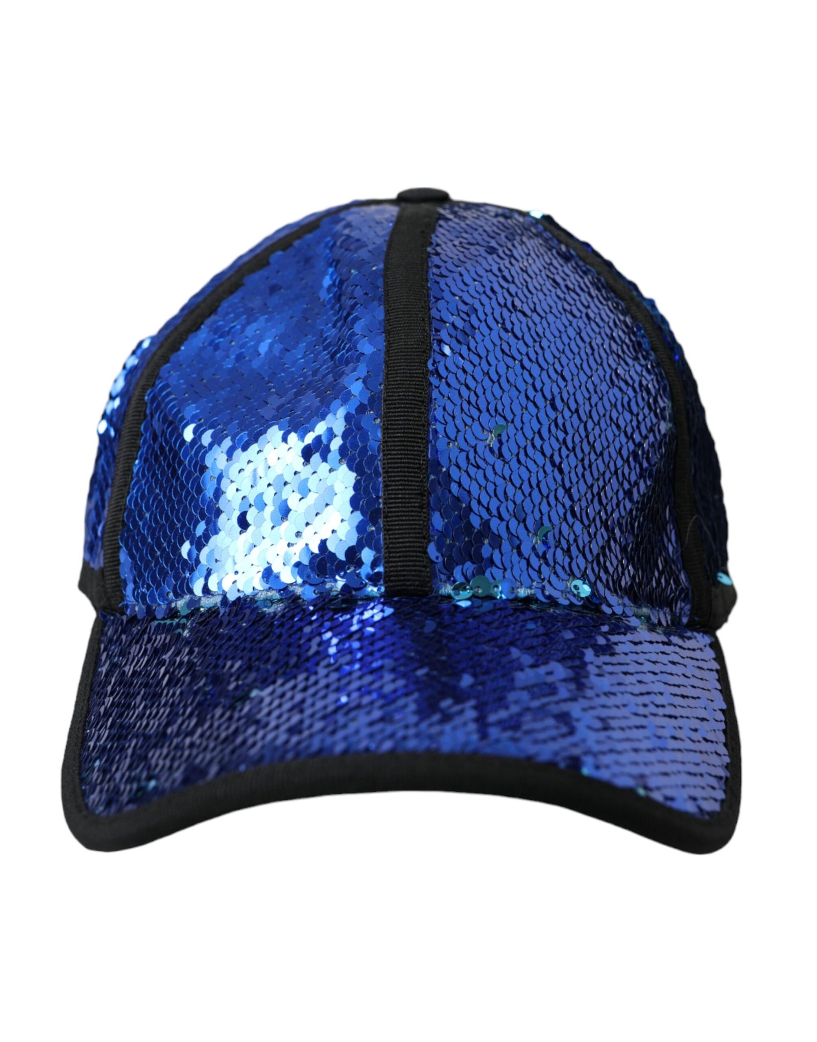 Casquette de baseball à sequins bleu royal Dolce & Gabbana pour homme