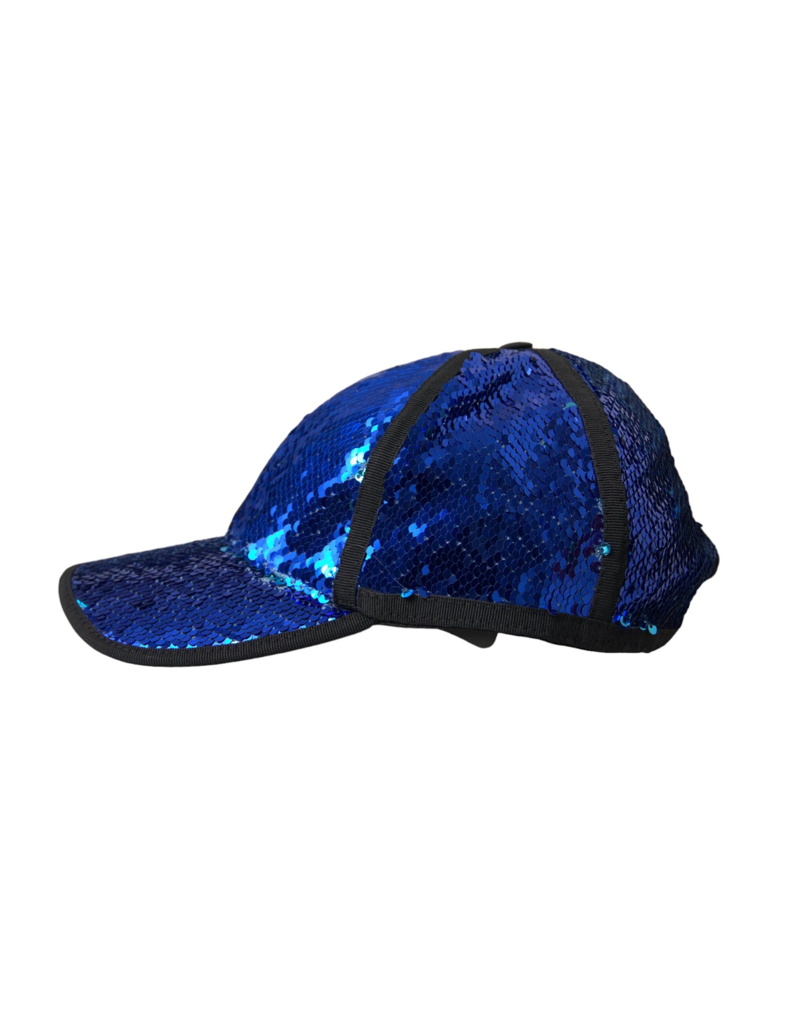 Casquette de baseball à sequins bleu royal Dolce & Gabbana pour homme