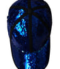 Casquette de baseball à sequins bleu royal Dolce & Gabbana pour homme
