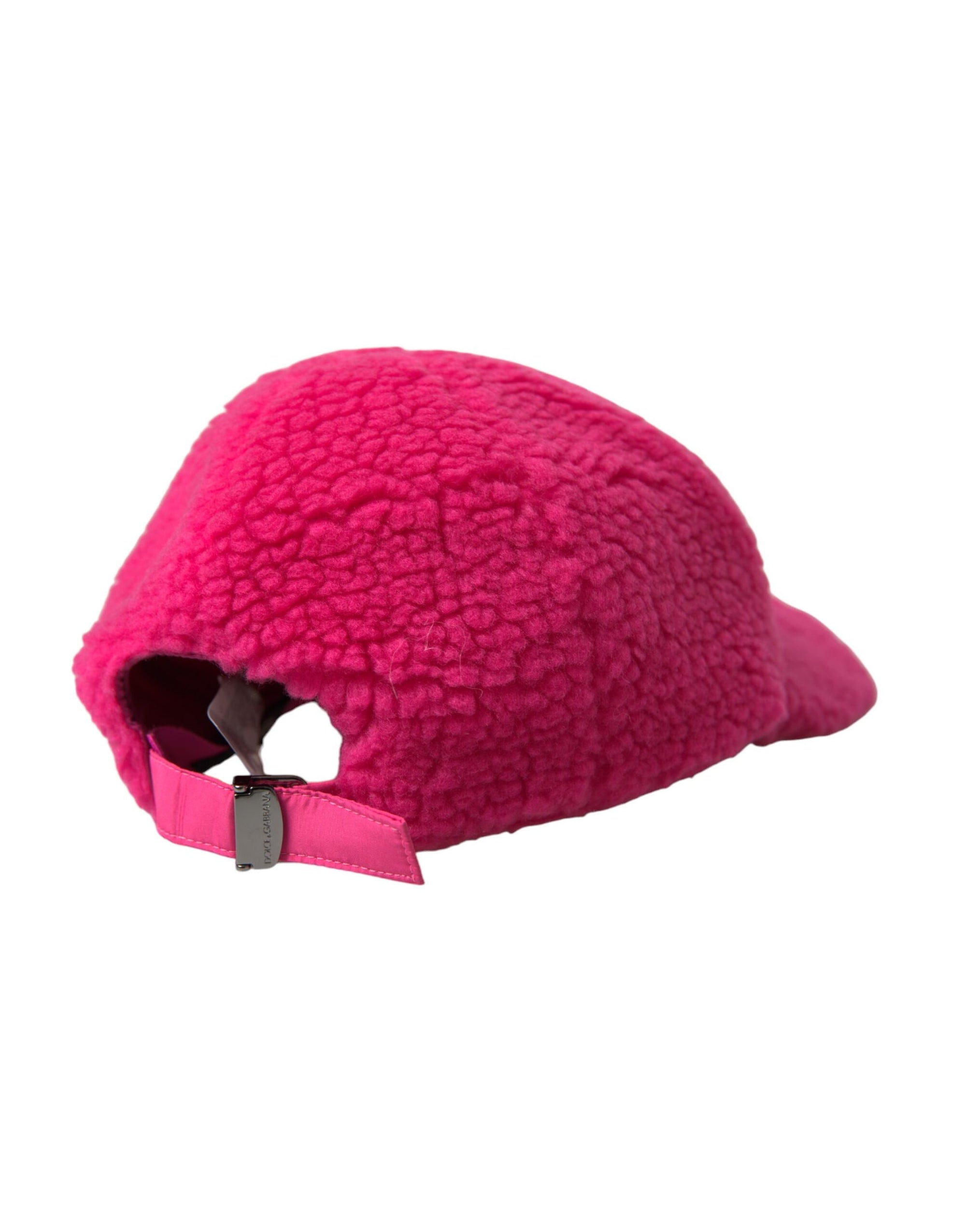 Casquette de baseball en polaire rose Dolce & Gabbana pour homme