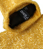 Dolce & Gabbana Gold Lurex Fantasia Mid Arm Length Gloves