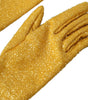 Dolce & Gabbana Gold Lurex Fantasia Mid Arm Length Gloves