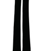 Dolce & Gabbana Black Nylon Finger Less Elbow Long Gloves