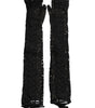 Dolce & Gabbana Black Taormina Lace Elbow Length Gloves