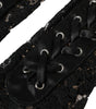 Dolce & Gabbana Black Taormina Lace Elbow Length Gloves