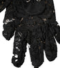 Dolce & Gabbana Black Taormina Lace Elbow Length Gloves