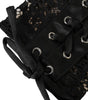 Dolce & Gabbana Black Taormina Lace Elbow Length Gloves