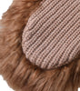 Dolce & Gabbana Brown Cashmere Knitted Fur Mid Arm Mitten Gloves