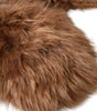 Dolce & Gabbana Brown Cashmere Knitted Fur Mid Arm Mitten Gloves