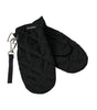 Gants mitaines en nylon matelassé noir Dolce &amp; Gabbana