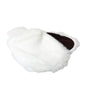 Dolce & Gabbana White Acrylic Knitted Fur Wrist Mitten Gloves