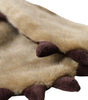 Dolce & Gabbana Beige Acrylic Knitted Fur Wrist Mitten Gloves