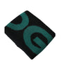 Bracelet Dolce & Gabbana en laine noire et verte avec logo #DGMILLENNIALS