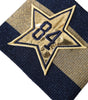 Dolce & Gabbana Black Gold Logo Star 84 Viscose Wristband