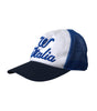 Dolce & Gabbana Blue White Black Italia Mesh Baseball Hat
