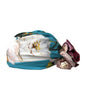 Dolce & Gabbana Blue Floral Motif Turban Head Hat Women