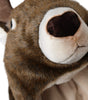 Dolce &amp; Gabbana Brown Deer Faux Fur Whole Head Hat