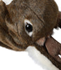 Dolce &amp; Gabbana Brown Deer Faux Fur Whole Head Hat